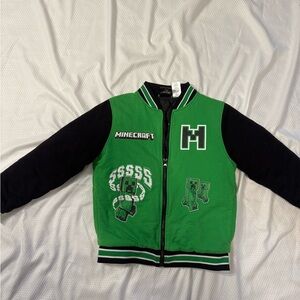 Minecraft Green and Black Jacket kids